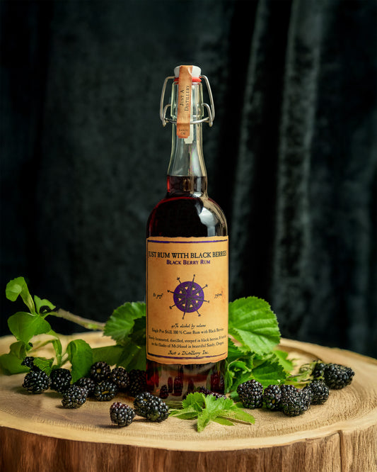 Just Rum with Blackberries